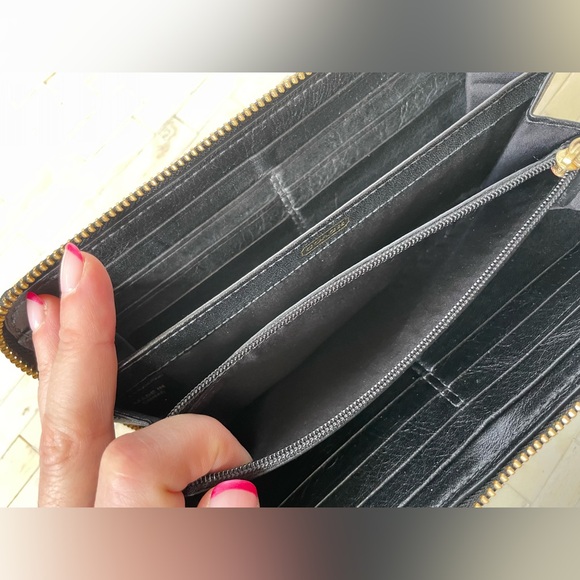 Coach Pleated leather Wallet Coach Madison wallet coach gathered leather wallet - Picture 11 of 16